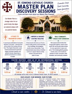 St Edmond Catholic Church Master Plan Discovery Sessions