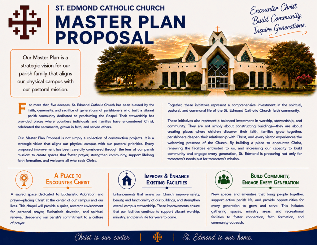 St. Edmond Catholic Church Master Plan Proposal